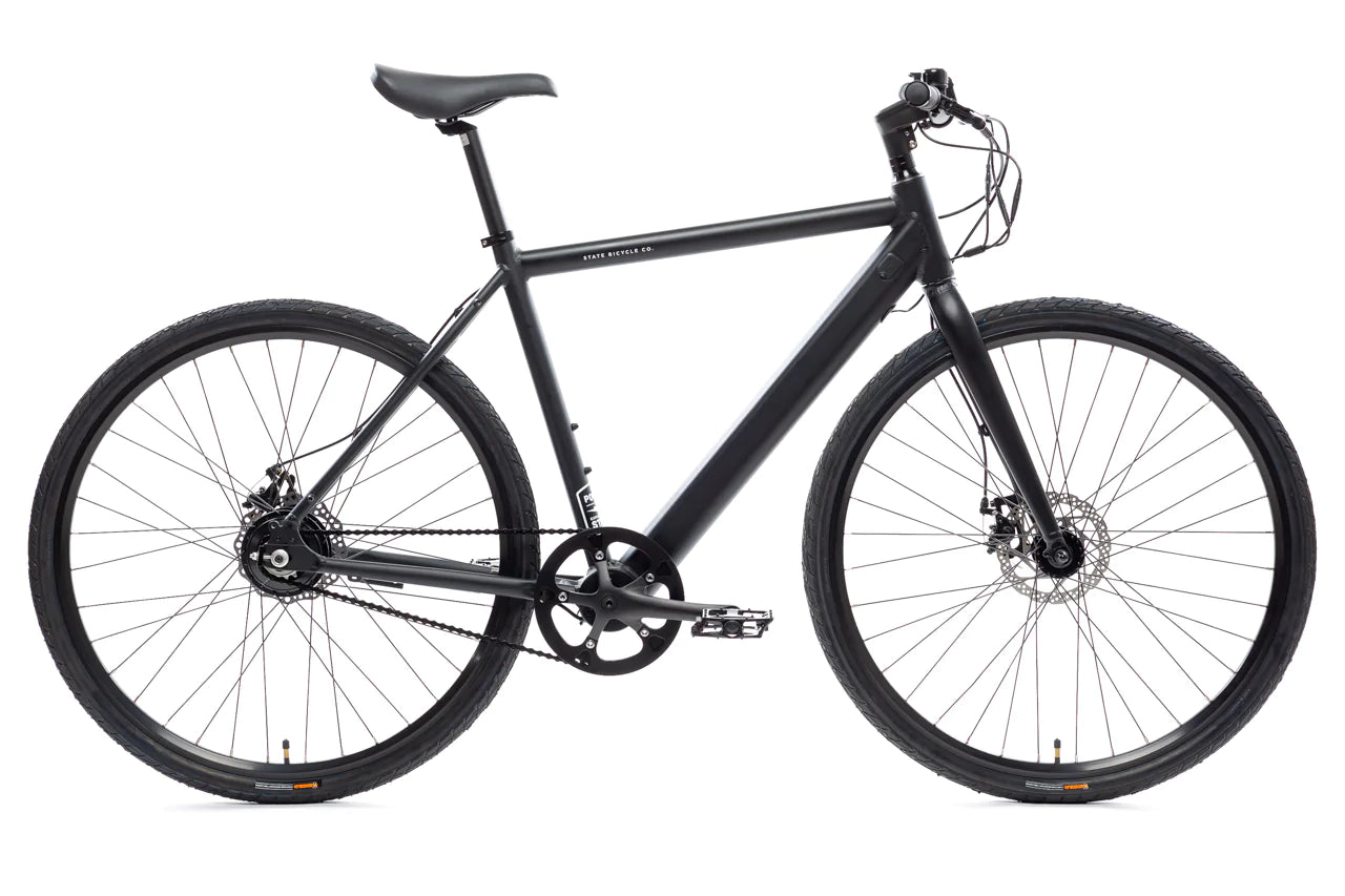 State Bicycle Co 6061 - EBIKE COMMUTER - MATTE BLACK 53cm
