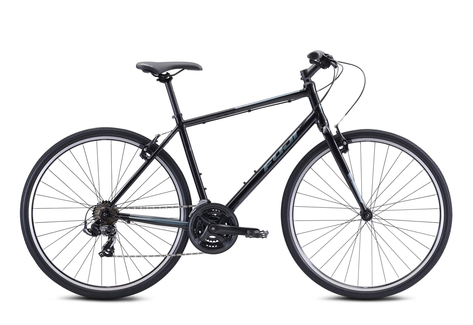 Fuji Absolute 2.1 Black Hybrid Bike 19"