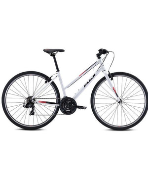 Fuji Absolute 2.1 ST Step Through Pearl White Hybrid Bike 17"